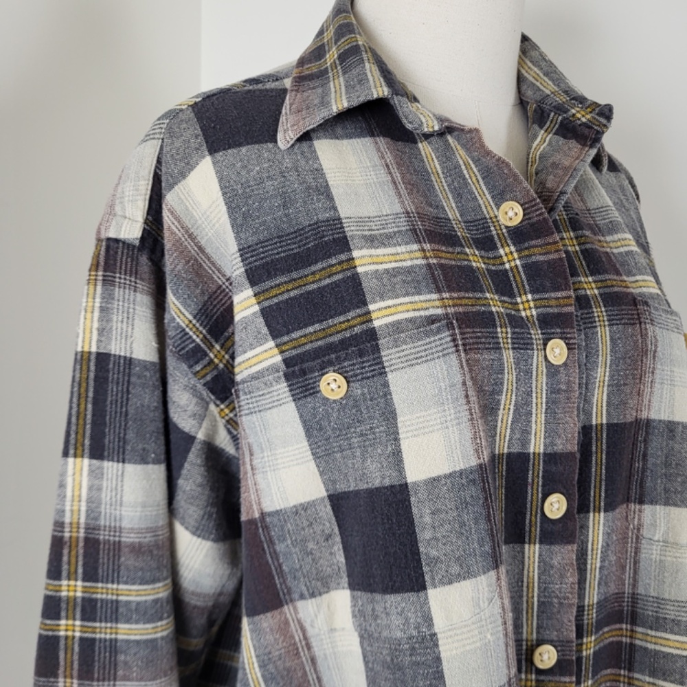 Polo Ralph Lauren flannel button down shirt long sleeve cardigan cover-up